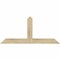 Ekena Millwork Portland Rough Sawn Timber Gable Bracket, Douglas Fir, 48"W x 22"H x 4"D x 4"F, 11/12 Pitch GBW048X22X0404POR00RDF - alternate 1
